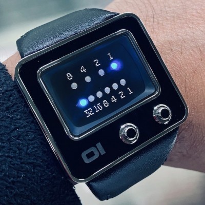 01 THE ONE: TV - Retro Style Binary LED Watch
