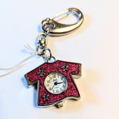 Keychain Pink Sparkle Shirt 