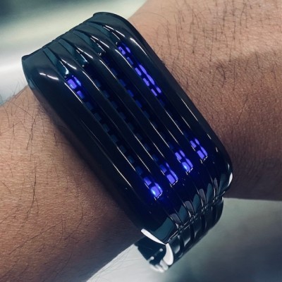 LED Watch - GENUINE BARCODE BKML Blue