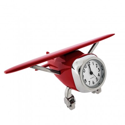 CESSNA AIRPLANE MINIATURE PLANE AVIATION FLIGHT PILOT COLLECTIBLE MINI CLOCK 