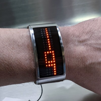 Giordano Curve Dot Matrix LED Watch