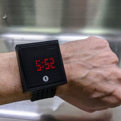 Wall switch LED watch