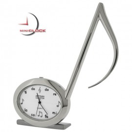 Miniature Clocks, Silver Eighth/Quaver MUSICAL NOTE