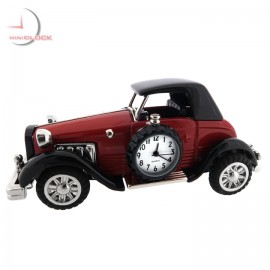 Vintage DUSSELDORF CAR Mini Collectible Desktop Clock