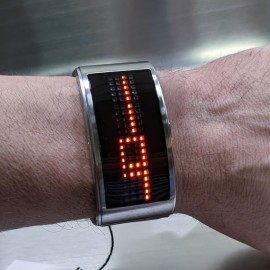 Giordano Curve Dot Matrix LED Watch