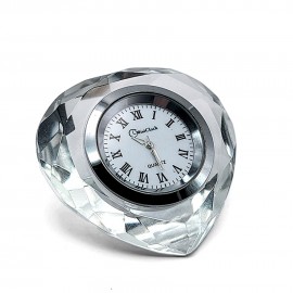 CRYSTAL HEART CLOCK 