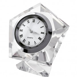 PENTAGON CRYSTAL DESK CLOCK MINICLOCK