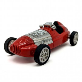 MINIATURE VINTAGE RACE CAR COLLECTIBLE DESK CLOCK