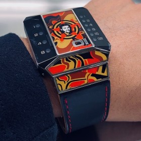 01 THE ONE, SPLIT SCREEN - LED Binary Watch - ART EDITION