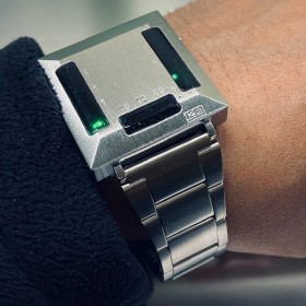 Twelve 5-9 C Version - LED Watch SS/Green 