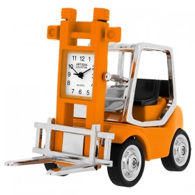 FORKLIFT LIFT TRUCK MINIATURE CLOCK COLLECTIBLE DESKTOP GIFT