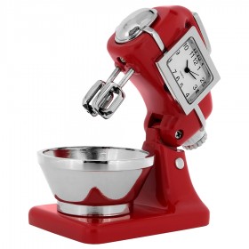 KITCHEN MIXER MINIATURE FOOD MIXING HOME APPLIANCE COLLECTIBLE MINI CLOCK