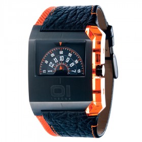 01 THE ONE EDGE WATCH JUMP HOUR ROTATING DISC HANDLESS DESIGNER WATCHES