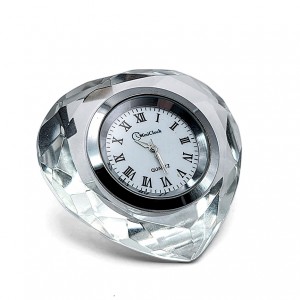 CRYSTAL HEART CLOCK 