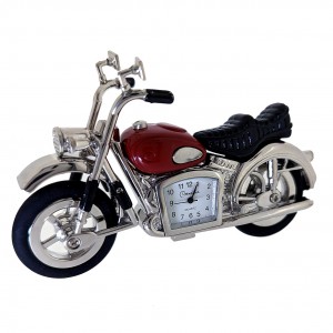 STREET BIKE MOTORCYCLE MINI DESK CLOCK COLLECTIBLE GIFT