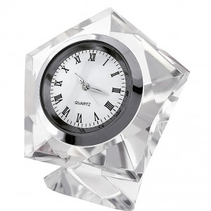 PENTAGON CRYSTAL DESK CLOCK MINICLOCK