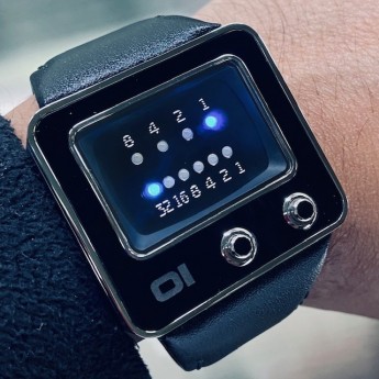 01 THE ONE: TV - Retro Style Binary LED Watch