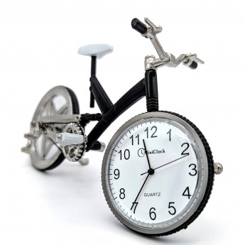 MOUNTAIN BIKE BICYCLE MINIATURE CLOCK COLLECTIBLE MTB TINYCLOCK GIFT