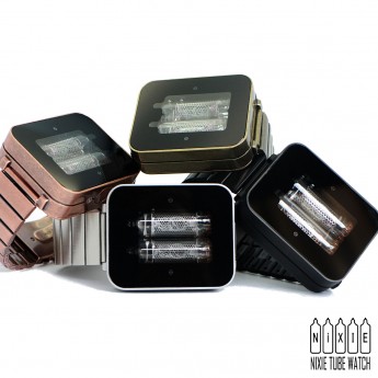 NIXIE TUBE WATCH FEATURING VINTAGE RUSSIAN MILITARY COMPONENTS