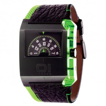 01 THE ONE EDGE WATCH JUMP HOUR ROTATING DISC HANDLESS DESIGNER WATCHES