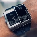 01 THE ONE SLIDER - Dual Time watch - Cog Pattern