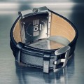 01 THE ONE SLIDER - Dual Time watch - Cog Pattern