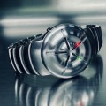 TWELVE 5-9 Q - Unique Japanese LED Watch - SS/Multi