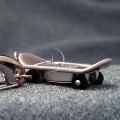 Keychains, Silver Skateboard Keychain Mini Clock