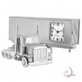 Miniature Clock, Collectible Tractor Trailer SEMI TRUCK
