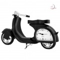 MOPED SCOOTER MINIATURE VESPA COLLECTIBLE MINI CLOCK DESKTOP GIFT