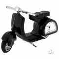 MOPED SCOOTER MINIATURE VESPA COLLECTIBLE MINI CLOCK DESKTOP GIFT