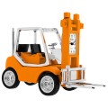 Miniature Clock, Collectible Orange FORKLIFT Truck