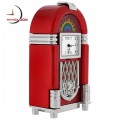 JUKEBOX MINIATURE MUSIC VINTAGE STYLE COLLECTIBLE MINI CLOCK GIFT IDEA 