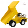 YUKE DUMP TRUCK MINIATURE HEAVY EQUIPMENT MINING EARTH MOVER COLLECTIBLE MINI CLOCK