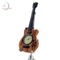 ELECTRIC GUITAR  Mini clock, LES PAUL Style - Woodgrain
