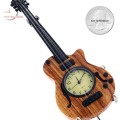 ELECTRIC GUITAR  Mini clock, LES PAUL Style - Woodgrain