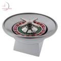 ROULETTE WHEEL Casino Miniature Collectible Clock - Real Action!