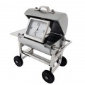 BARBECUE MINIATURE GRILL COOKING COLLECTIBLE BBQ MINI CLOCK