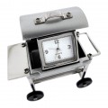 BARBECUE MINIATURE GRILL COOKING COLLECTIBLE BBQ MINI CLOCK