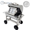 BARBECUE MINIATURE GRILL COOKING COLLECTIBLE BBQ MINI CLOCK