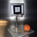BASKETBALL COURT MINI CLOCK SPORTS MINIATURE