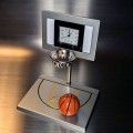 BASKETBALL COURT MINI CLOCK SPORTS MINIATURE