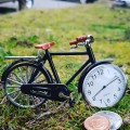 VINTAGE BICYCLE Miniature BIKE Collectible Clock Premium Gift Idea