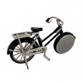 LITTLE BLACK OLD STYLE BIKE MINI DESK CLOCK