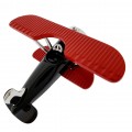 BIPLANE FIXED WING MINIATURE AIR PLANE COLLECTIBLE AVIATION MINI CLOCK GIFT IDEA