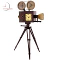 Miniature Antique MOVIE CAMERA Collectible Desktop Clock