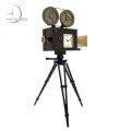 Miniature Antique MOVIE CAMERA Collectible Desktop Clock