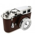 CAMERA 35MM MINIATURE VINTAGE STYLE PHOTOGRAPHY COLLECTIBLE MINI CLOCK