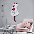 CREATIVE CAT WAGGING TAIL WALL CLOCK HOME DECOR DESIGN