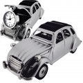 CITROEN 2CV FRENCH VINTAGE CAR COLLECTIBLE MINI DESKTOP CLOCK